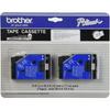 Brother Tc-20 0.47-Inch x 25.2 Ft. - Black On White Tape for Pt-6 8 10 12 15 20 150 170 2-pack view 1
