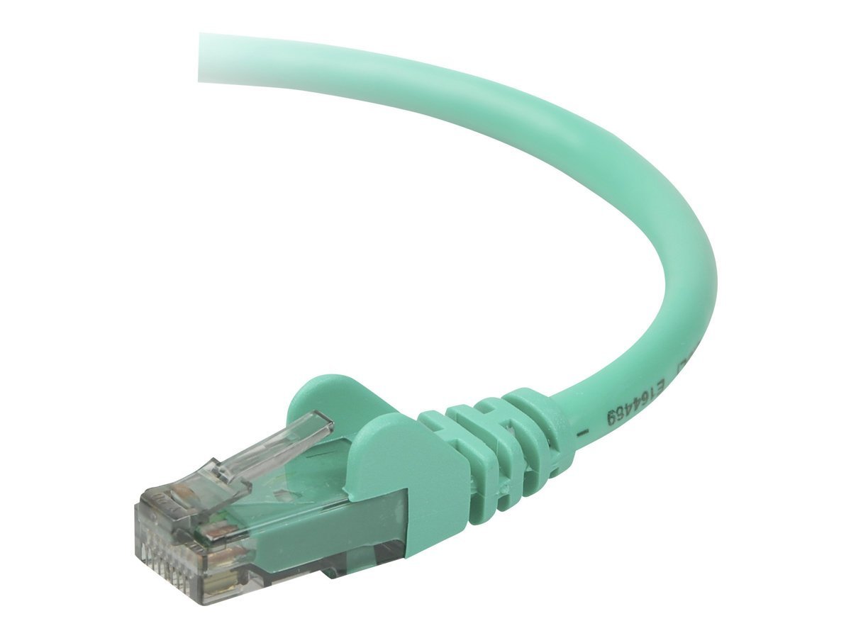Belkin Snagless CAT5E Patch Cable * RJ45M/RJ45M; 25 GREEN ( A3L791b25-GRN-S )