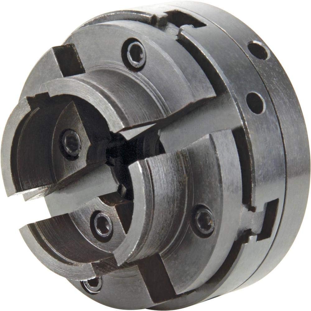 Grizzly Industrial G8784-4-Jaw Chuck For Round Pieces - 1" x 8 TPI