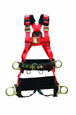 Elk River 66623 EagleTower Polyester/Nylon LX 6 D-Ring Harness with Quick-Connect Buckles, Large
