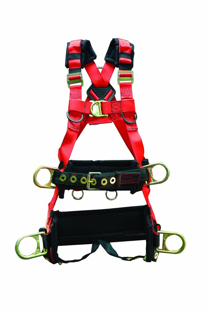 Elk River 66623 EagleTower Polyester/Nylon LX 6 D-Ring Harness with Quick-Connect Buckles, Large