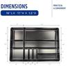 Protoco Tool Box Organization Plastic Tray with 10 Compartment, 16-Inch x 11-Inch x 1.5-Inch, Yellow view 3