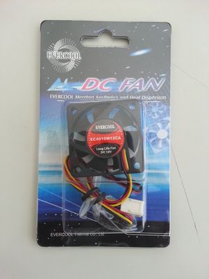 Case Fan, 40mm X 10mm, DC 12V BB, 3-Pin