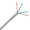 CableWholesale 1000 Foot Bulk Cat5e Riser (CMR) Ethernet Cable, 24 AWG, 350 Mhz, ETL Listed, 4 Pair Solid Annealed Bare Copper, Unshielded Twisted Pair(UTP) with Pull Box, Gray view 1