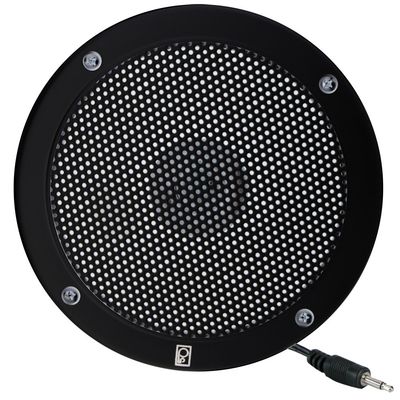 Remote Speaker, Black, 1-39/64in.D, 20W