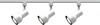 Nuvo Lighting TK320 3-Light Step-Cylinder Track-Lighting Kit, White view 1