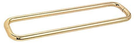 C.R. LAURENCE BPD24BR CRL Brass 24" Back-to-Back Solid 3/4" Diameter Towel Bars Without Metal Washers