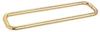 C.R. LAURENCE BPD24BR CRL Brass 24" Back-to-Back Solid 3/4" Diameter Towel Bars Without Metal Washers view 1
