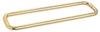 C.R. LAURENCE BPD24BR CRL Brass 24" Back-to-Back Solid 3/4" Diameter Towel Bars Without Metal Washers view 2