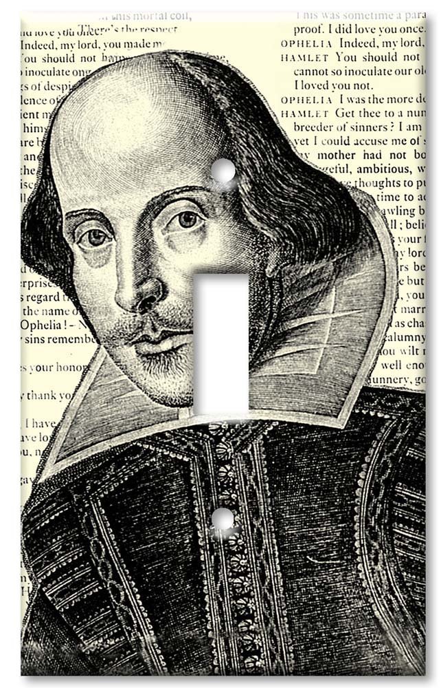Art Plates - Shakespeare Switch Plate - Single Toggle