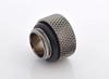 Bitspower G1/4" Male to Female Extender Fitting, 7.5mm, Black Sparkle view 3