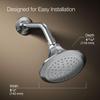 Kohler 457-AK-CP Memoirs Single-function showerhead, 2.5 gpm, Polished Chrome view 4