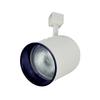 Nora Track Light NTH-106W - White - Round Back Cylinder with Black Baffle - Operates 75 Watt R/PAR30 - Compatible with Halo Track - 120 Volt view 1