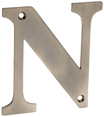 Deltana RL4N-15A 4-Inch Residential Letter N House Board