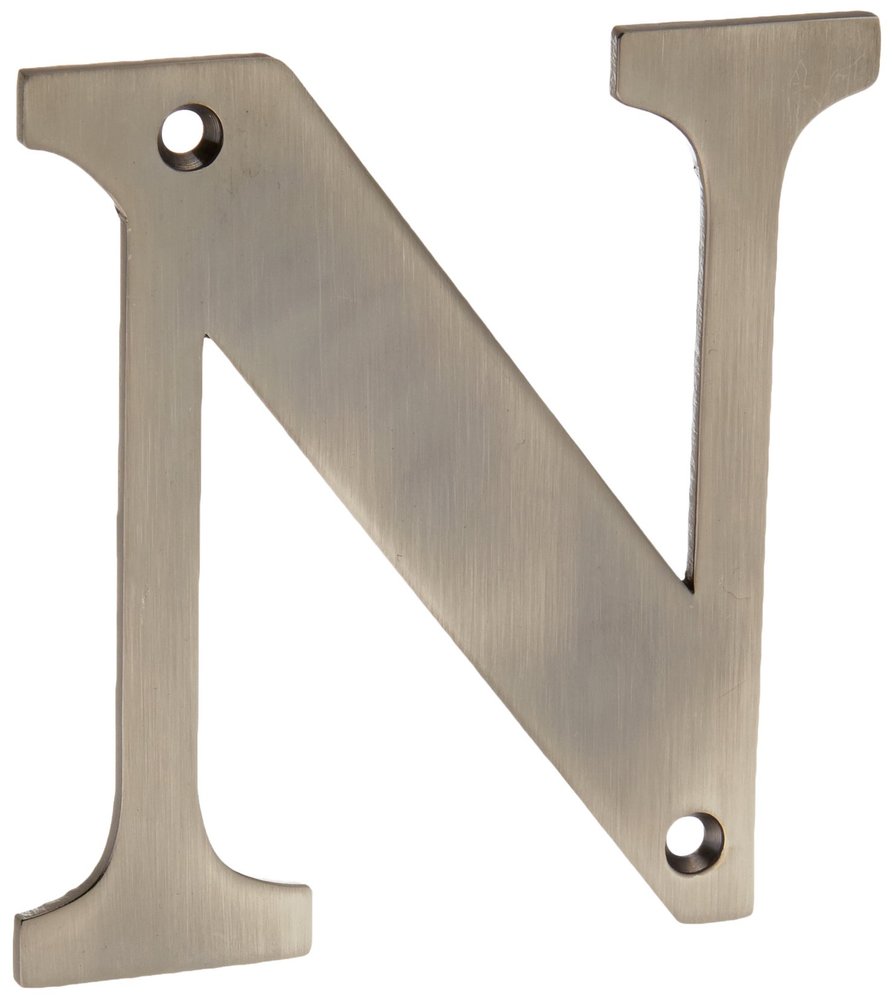 Deltana RL4N-15A 4-Inch Residential Letter N House Board