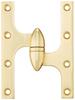 Deltana OK6045B3-R Solid Brass 6-Inch x 4 1/2-Inch Olive Knuckle Hinge view 1