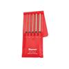 Starrett Extra-Long Drive Pin Punch Set with Knurled Grip and Protective Vinyl Case - 8" Length, 1/8", 3/16", 1/4", 5/16", 3/8" Punch Diameter - Set of 5 - S248PC view 1