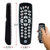 GE Universal Remote Control for Samsung, Vizio, LG, Sony, Sharp, Roku, Apple TV, RCA, Panasonic, Smart TVs, Streaming Players, Blu-ray, DVD, 3-Device, Black, 24991 view 4
