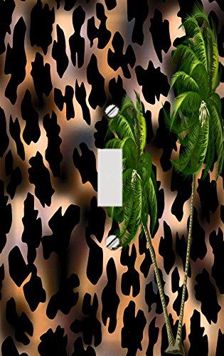 Leopard Palm Tree Switchplate - Switch Plate Cover