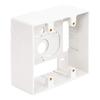 ICC Surface Mount Back Box, Double Gang, Raceway Compatible for Voice, Data, CATV, Fiber, Audio, and Video, White view 1
