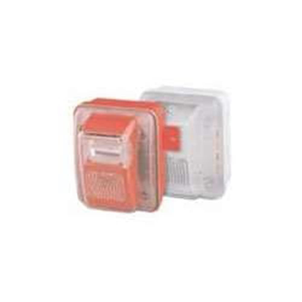 Gentex WGEC24-75WW 24VDC Outdoor Horn & Strobe Combination Kit - Off-White Faceplate