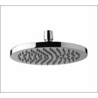 Aqua Brass Thin & Round Rain Head 8" 2514BN Brushed Nickel