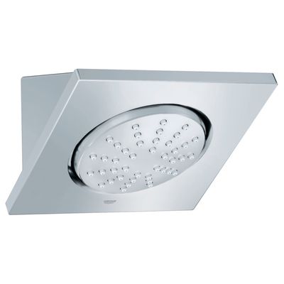 Grohe 27254000 Rainshower F-Series 1-Spray 5 In. Showerhead With Integrated Mounting Connection, Starlight Chrome