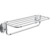 Moen YB5494CH Kingsley 24-Inch W x 9.6-Inch D Bathroom Hotel Towel Shelf, Chrome view 1