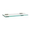 Alno A7550-24-SN Modern Arch Glass Shelf with Brackets, 24", Satin Nickel view 1