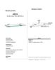 Alno A7550-24-SN Modern Arch Glass Shelf with Brackets, 24", Satin Nickel view 3