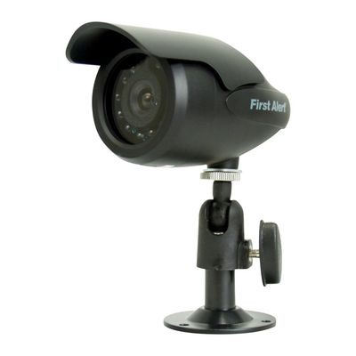 First Alert P-520 Indoor/Outdoor Wired Security Camera with Audio (Black)