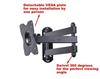 VideoSecu ML12B TV LCD Monitor Wall Mount Full Motion 15 inch Extension Arm Articulating Tilt Swivel for Most 19"-31" LED TV Flat Panel Screen with VESA 100x100, 75x75 1KX view 4