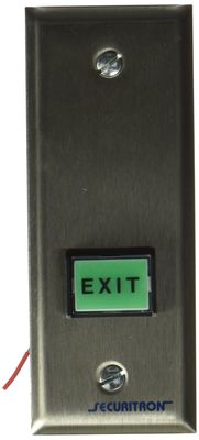 Securitron PB3EAN Push Button,Rectangle Alternate Narrow Stile, 4.5" x 2.75", 3-Ampere